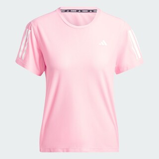 Foto 3 | Playera Own The Run Adidas Rosa Mujer