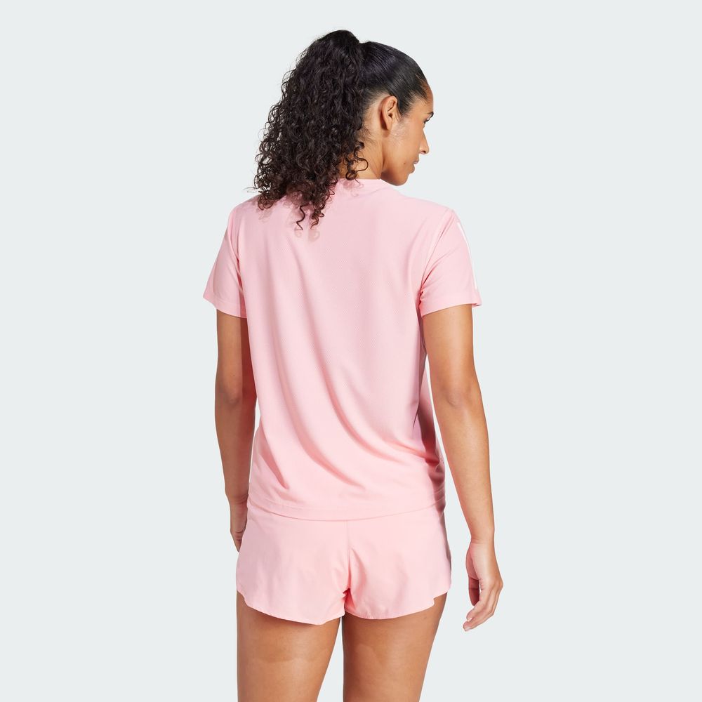 Foto 5 | Playera Own The Run Adidas Rosa Mujer