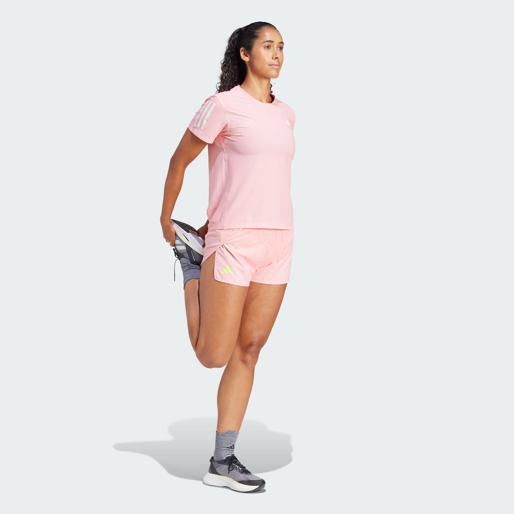 Foto 7 pulgar | Playera Own The Run Adidas Rosa Mujer