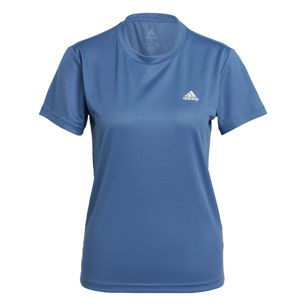 Foto 2 pulgar | Playera Aeroready Designed 2 Move Sport Adidas Azul para Mujer