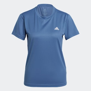 Foto 2 | Playera Aeroready Designed 2 Move Sport Adidas Azul para Mujer