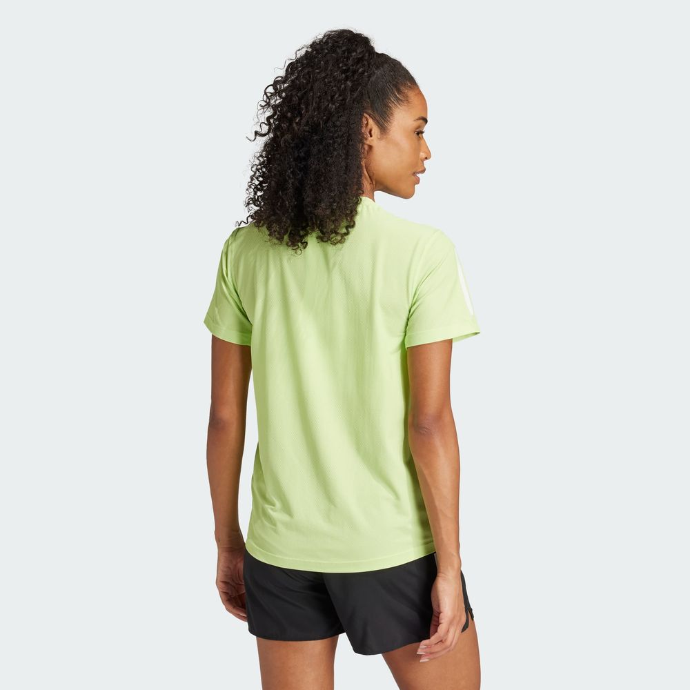 Foto 6 pulgar | Playera Own The Run Adidas Verde Mujer