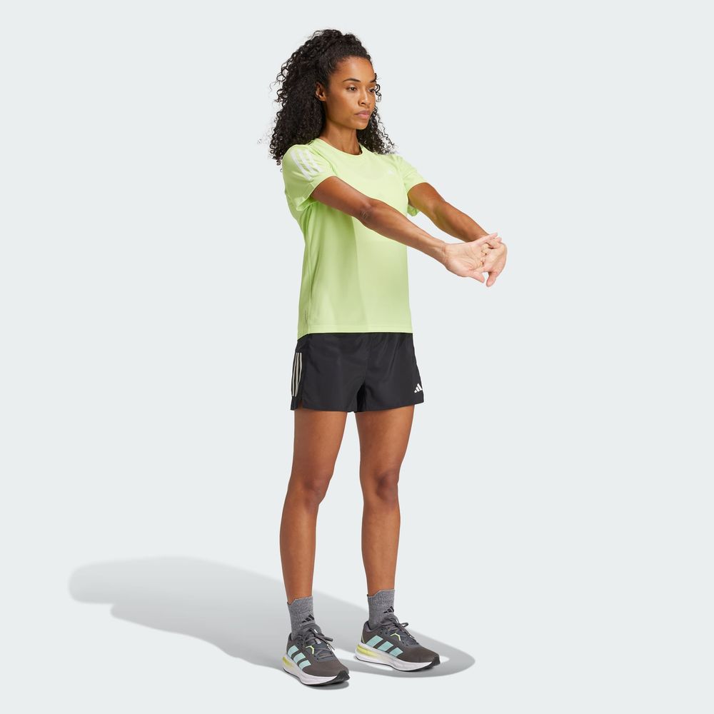 Foto 7 pulgar | Playera Own The Run Adidas Verde Mujer