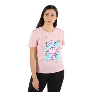 Foto 1 | Playera Estampada Deportiva Para Mujer Kappa Manga Corta Logo Fibi