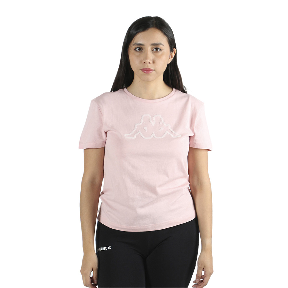 Foto 2 pulgar | Playera Deportiva Para Mujer Kappa Manga Corta Logo Fanfa