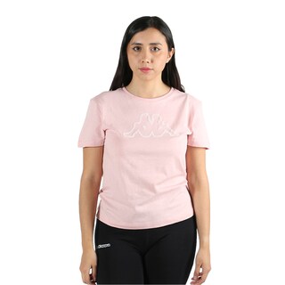 Foto 1 | Playera Deportiva Para Mujer Kappa Manga Corta Logo Fanfa