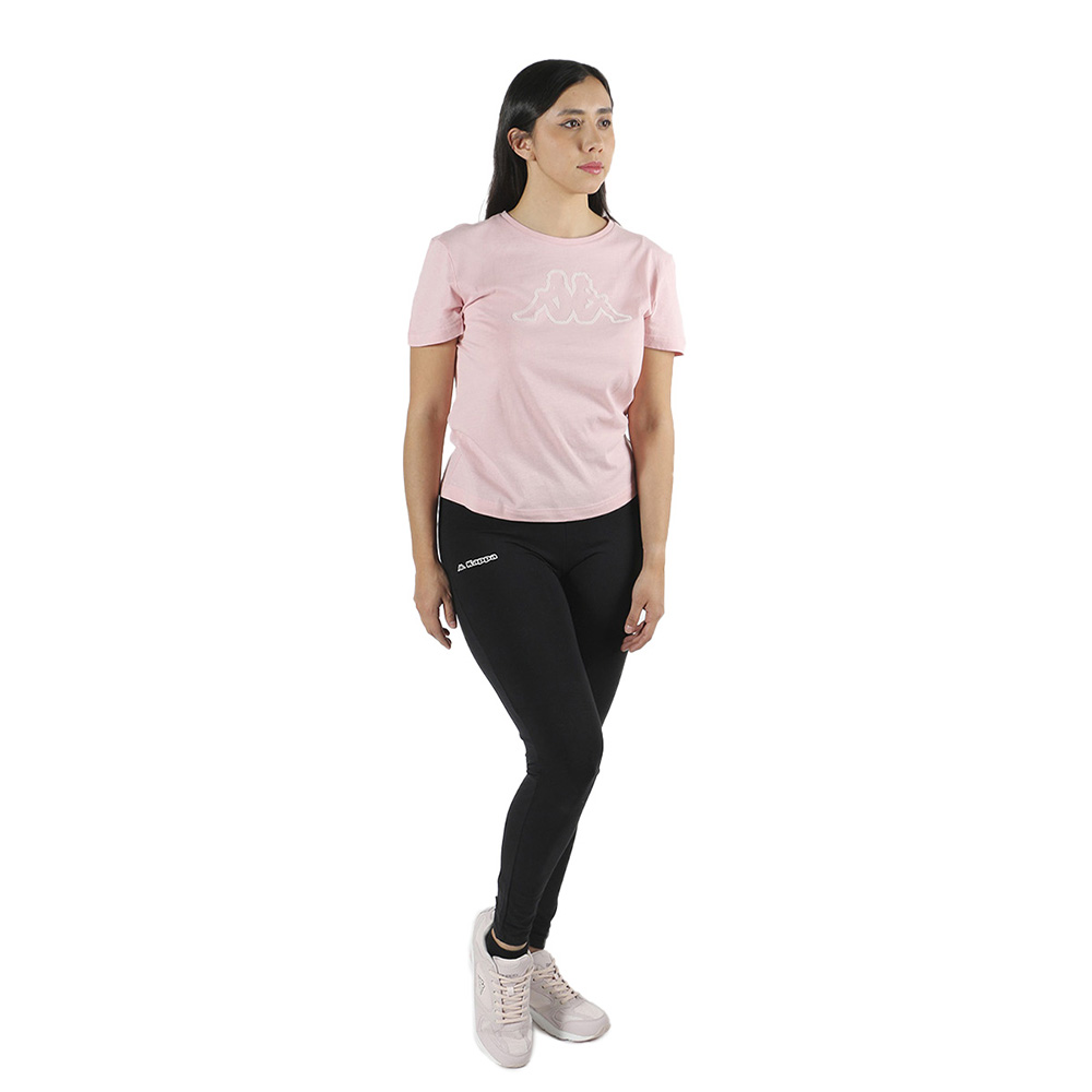 Foto 5 pulgar | Playera Deportiva Para Mujer Kappa Manga Corta Logo Fanfa