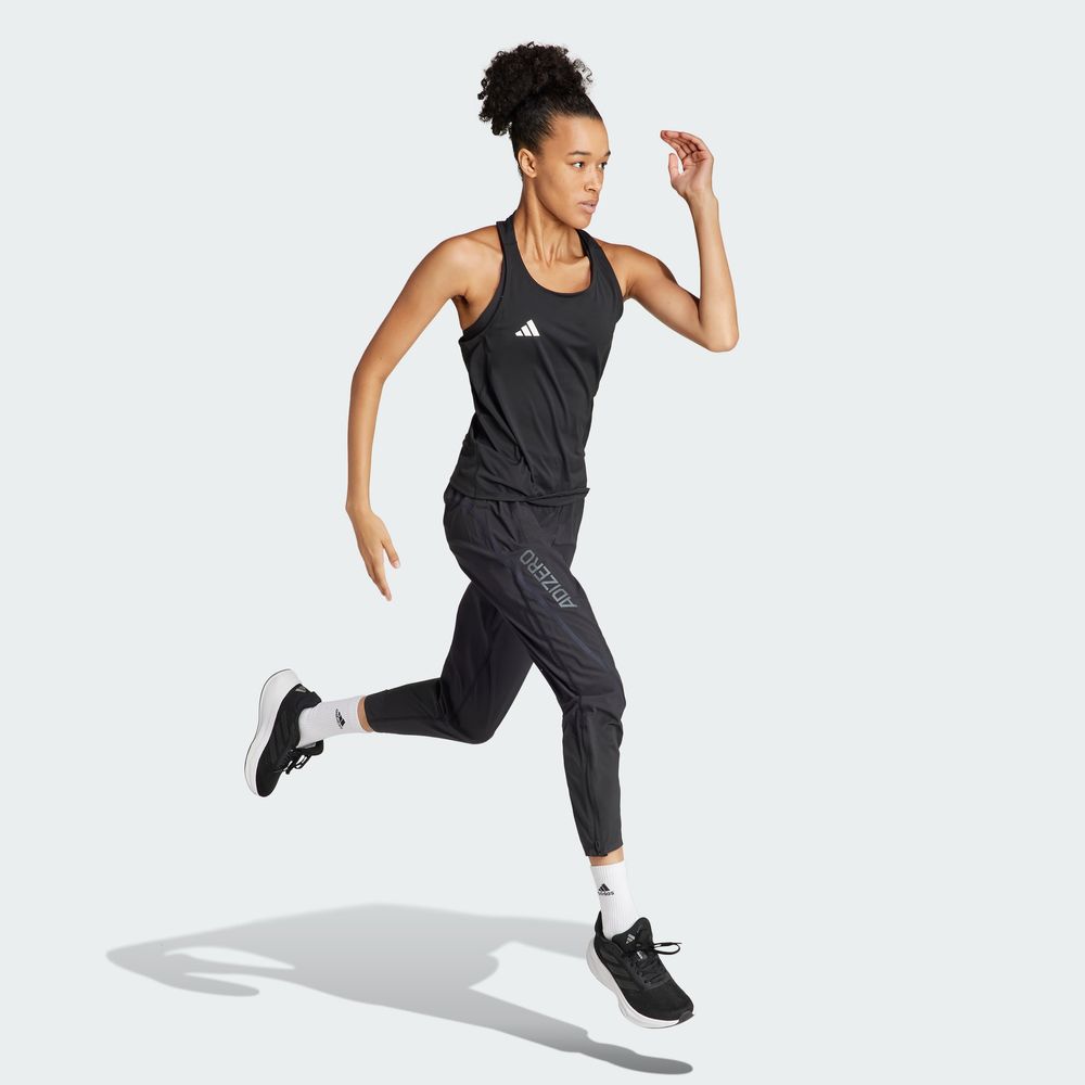 Foto 7 pulgar | Playera Sin Mangas De Running Adizero Essentials Adidas Negro Mujer