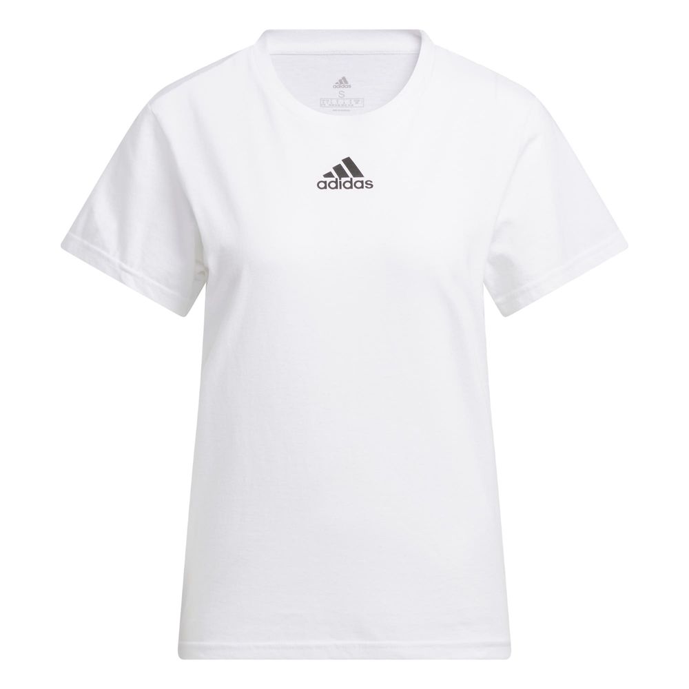 W Small Logo T Adidas Blanco Mujer
