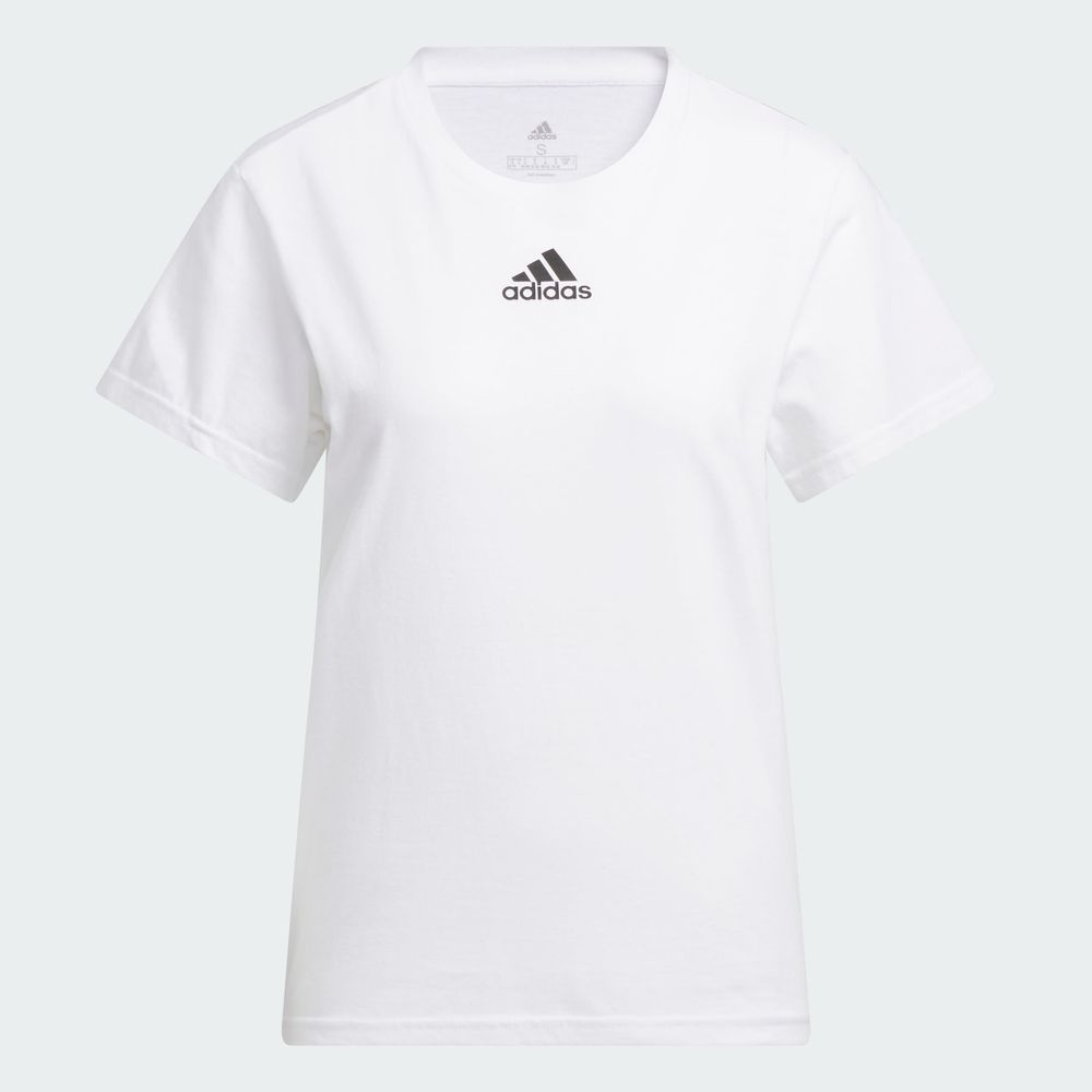 Foto 3 | W Small Logo T Adidas Blanco Mujer
