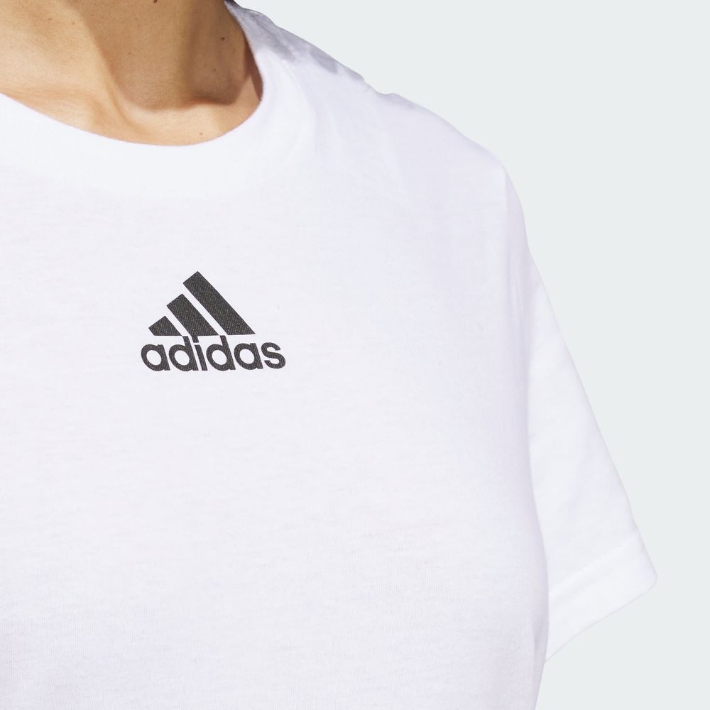 Foto 8 pulgar | W Small Logo T Adidas Blanco Mujer