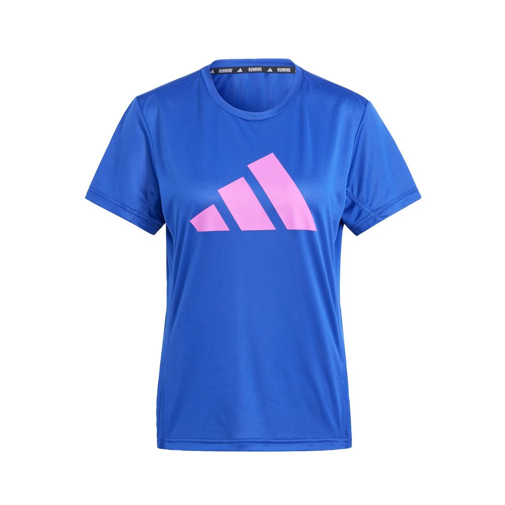 Foto 2 pulgar | Camiseta Run It Adidas Azul Mujer