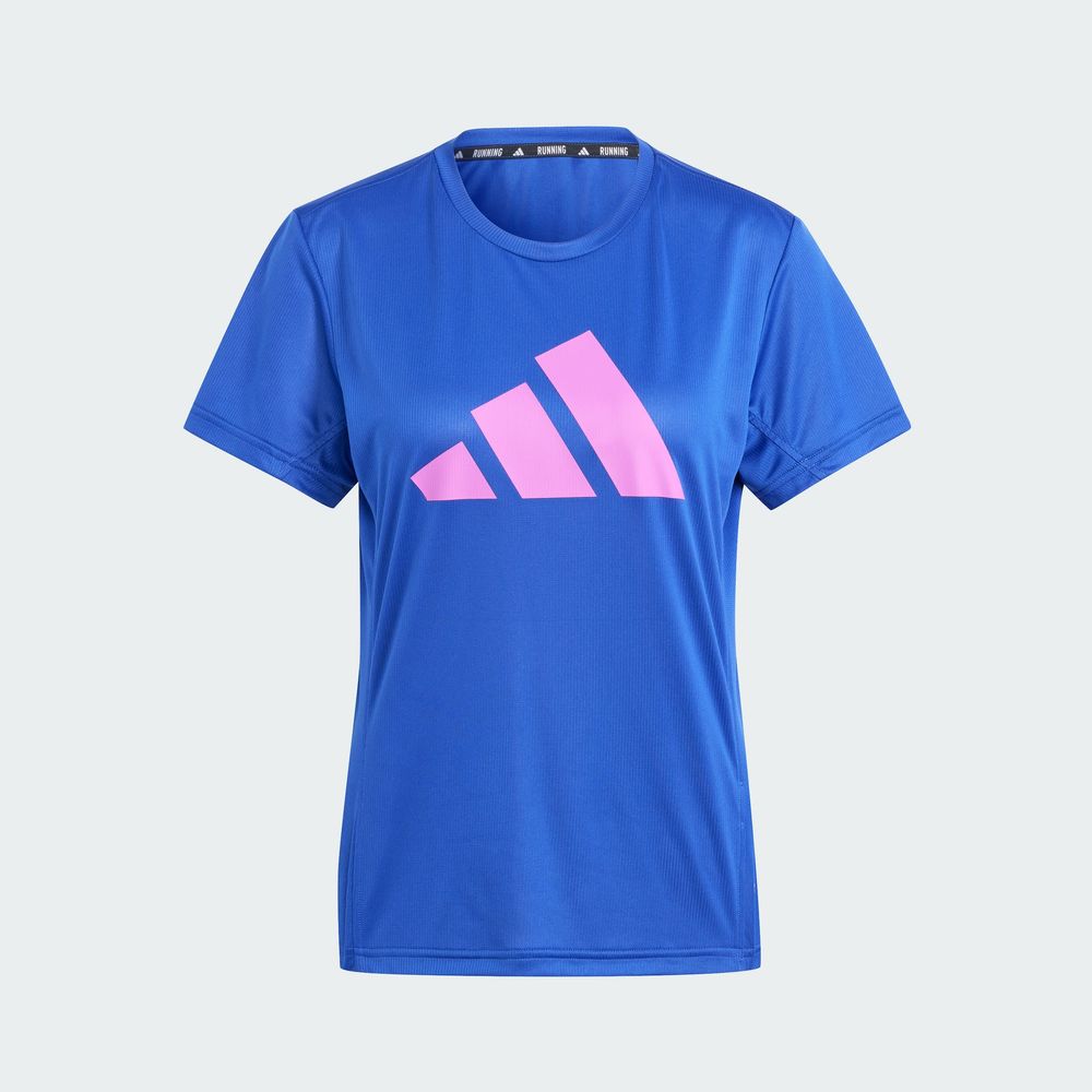 Foto 4 pulgar | Camiseta Run It Adidas Azul Mujer