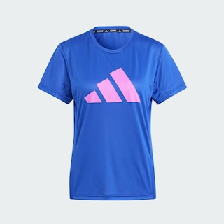 Foto 3 | Camiseta Run It Adidas Azul Mujer