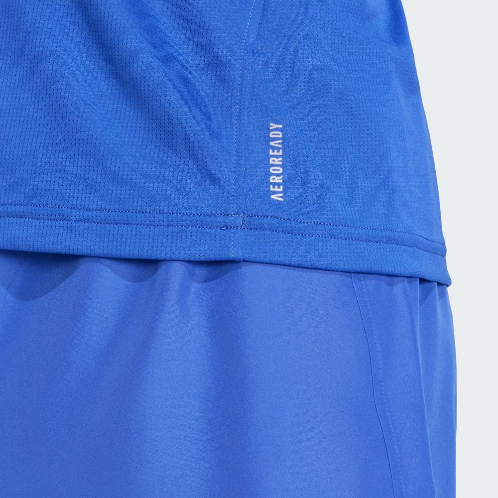 Foto 8 pulgar | Camiseta Run It Adidas Azul Mujer