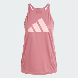 Foto 3 | Playera Sin Mangas Run It Adidas Rojo Mujer