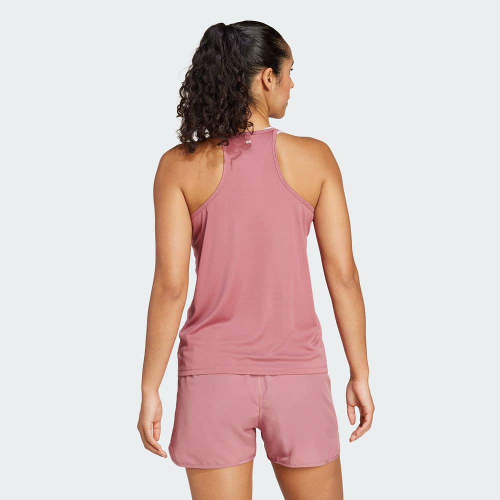 Foto 6 pulgar | Playera Sin Mangas Run It Adidas Rojo Mujer