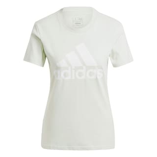 Foto 1 | Playera Loungewear Essentials Logo Adidas Verde Mujer