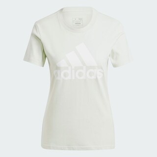Foto 3 | Playera Loungewear Essentials Logo Adidas Verde Mujer