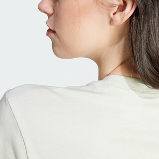 Foto 8 | Playera Loungewear Essentials Logo Adidas Verde Mujer