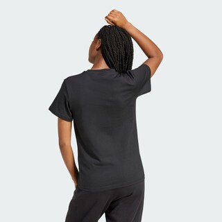 Foto 4 | Playera Holiday Estampada Adidas Negro Mujer