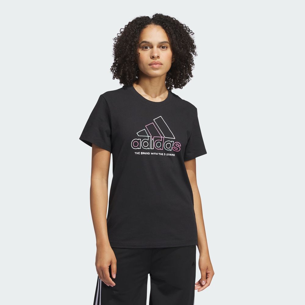 Foto 3 pulgar | Playera Adidas Negra para Mujer