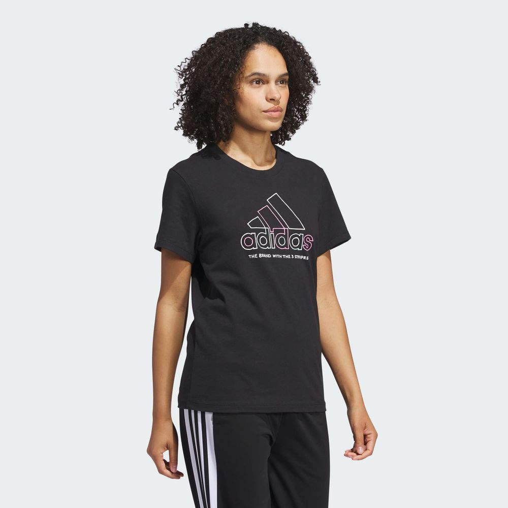 Foto 5 pulgar | Playera Adidas Negra para Mujer
