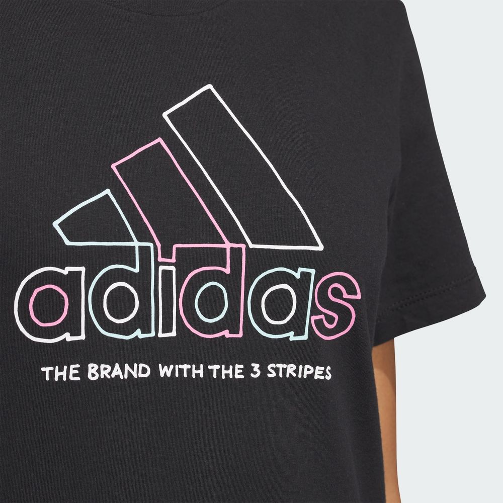 Foto 6 pulgar | Playera Adidas Negra para Mujer