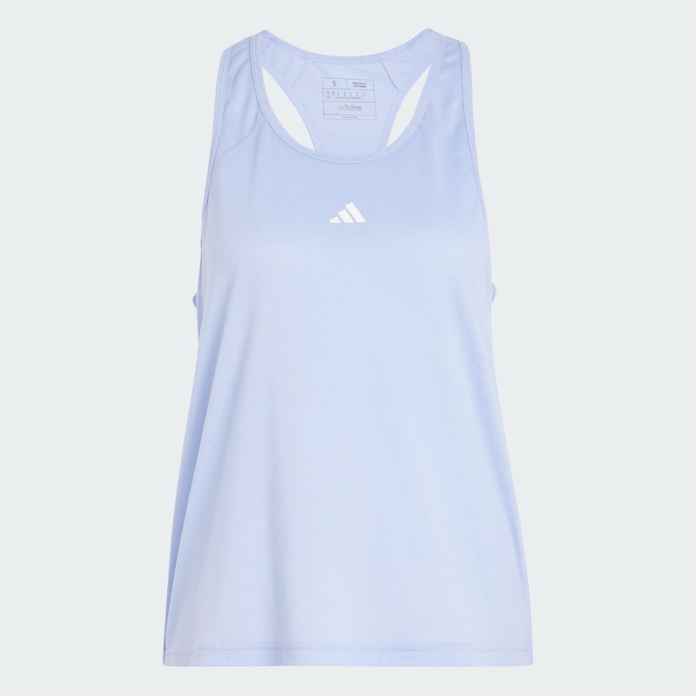 Foto 4 pulgar | Playera Sin Mangas Train Essentials Minimal Branding Racerback Adidas Azul Mujer