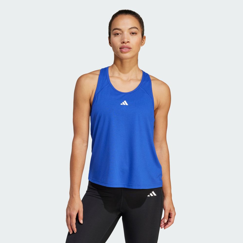 Foto 5 pulgar | Playera Sin Mangas Train Essentials Minimal Branding Racerback Adidas Azul Mujer