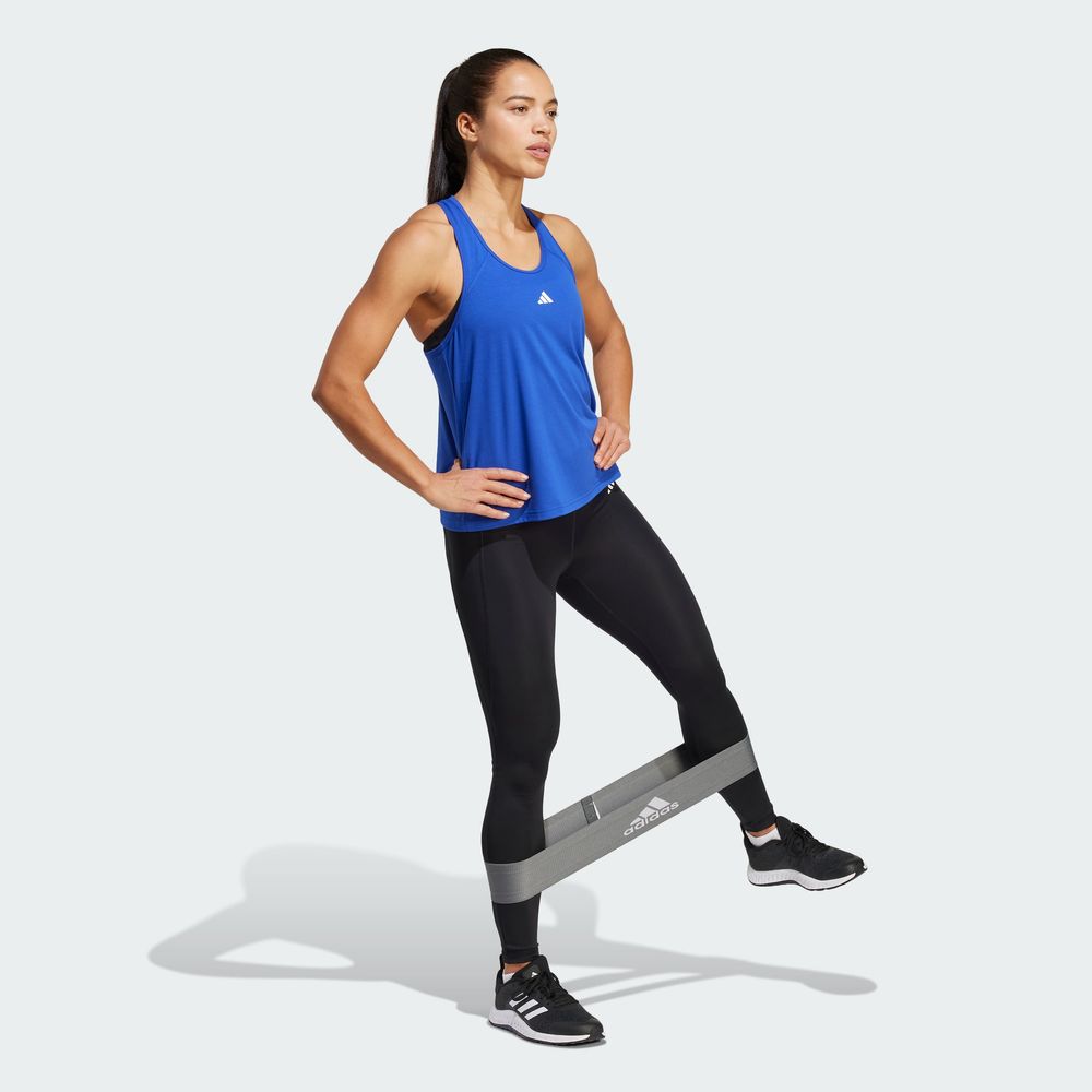 Foto 7 pulgar | Playera Sin Mangas Train Essentials Minimal Branding Racerback Adidas Azul Mujer