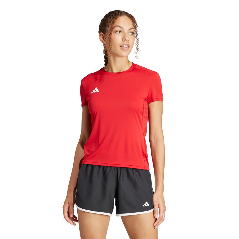 Foto 3 pulgar | Playera De Running Adizero Essentials Adidas Rojo Mujer