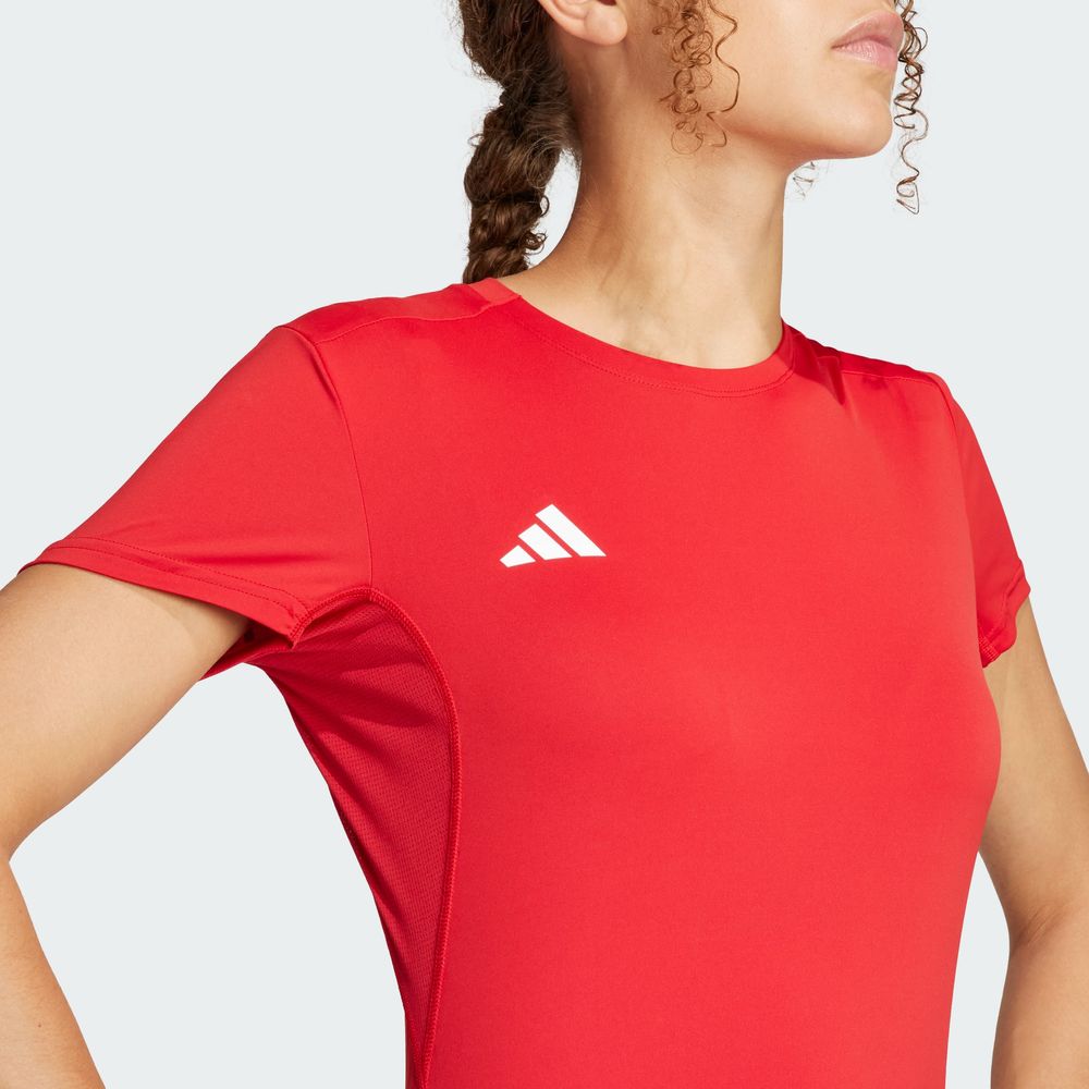Foto 8 pulgar | Playera De Running Adizero Essentials Adidas Rojo Mujer