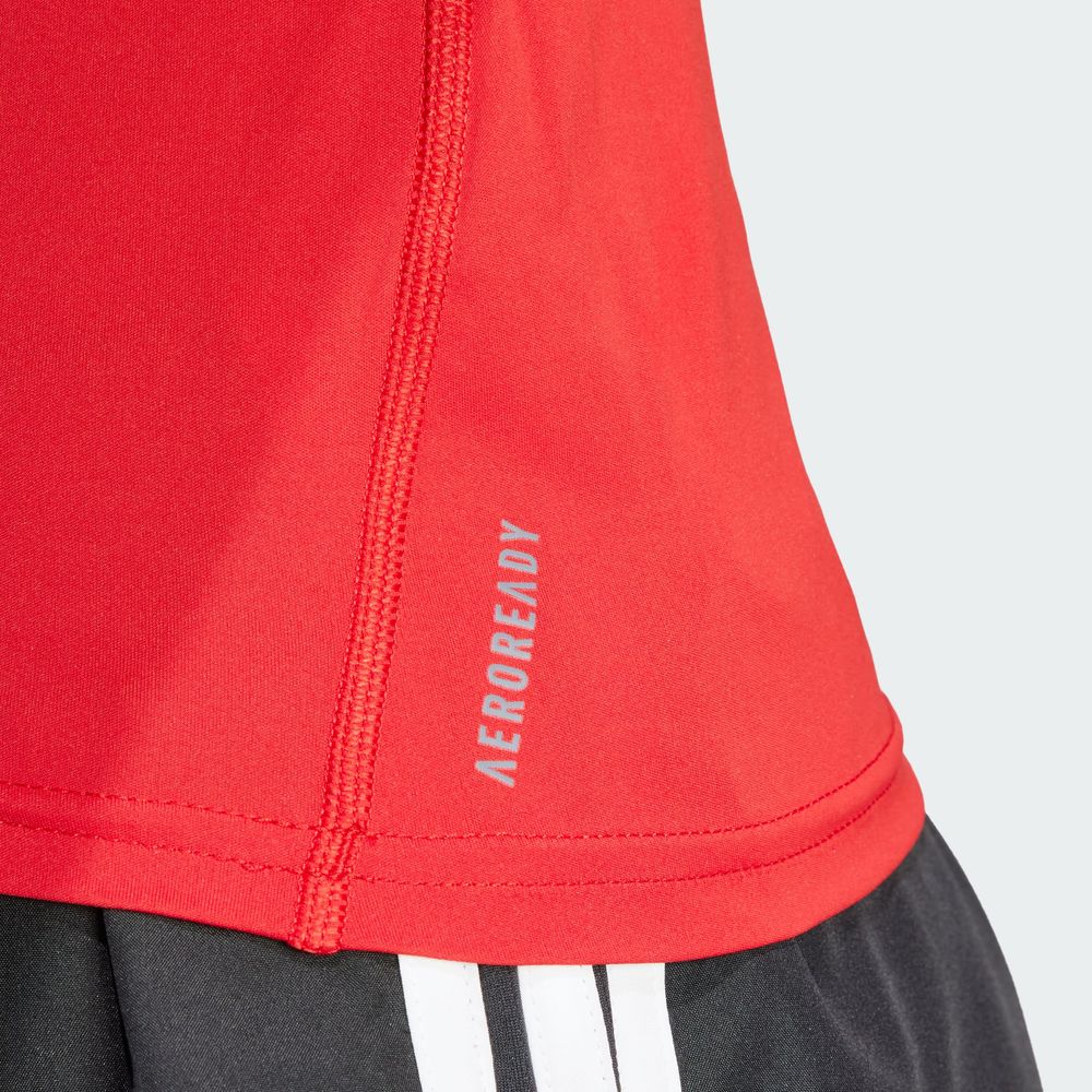 Foto 9 pulgar | Playera De Running Adizero Essentials Adidas Rojo Mujer
