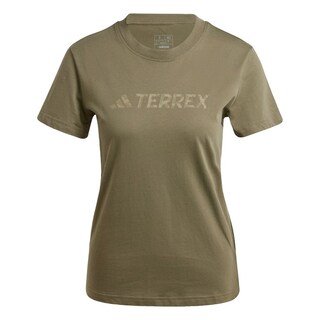 Foto 1 | Playera Adidas Terrex Classic Logo Verde para Mujer
