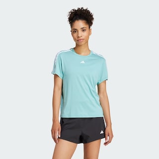 Foto 4 | Playera Aeroready Train Essentials 3 Franjas Adidas Turquesa Mujer