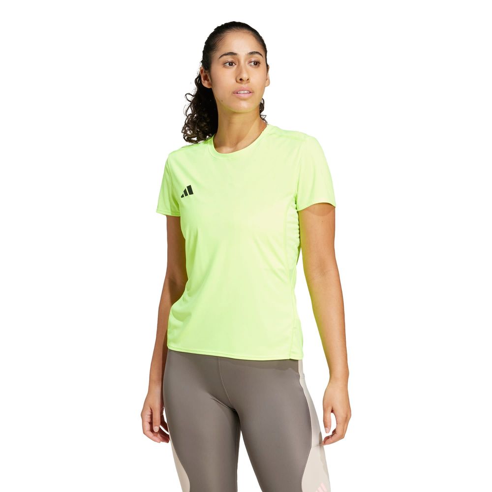 Foto 3 pulgar | Playera De Running Adizero Essentials Adidas Verde Mujer