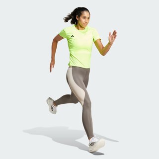 Foto 6 | Playera De Running Adizero Essentials Adidas Verde Mujer