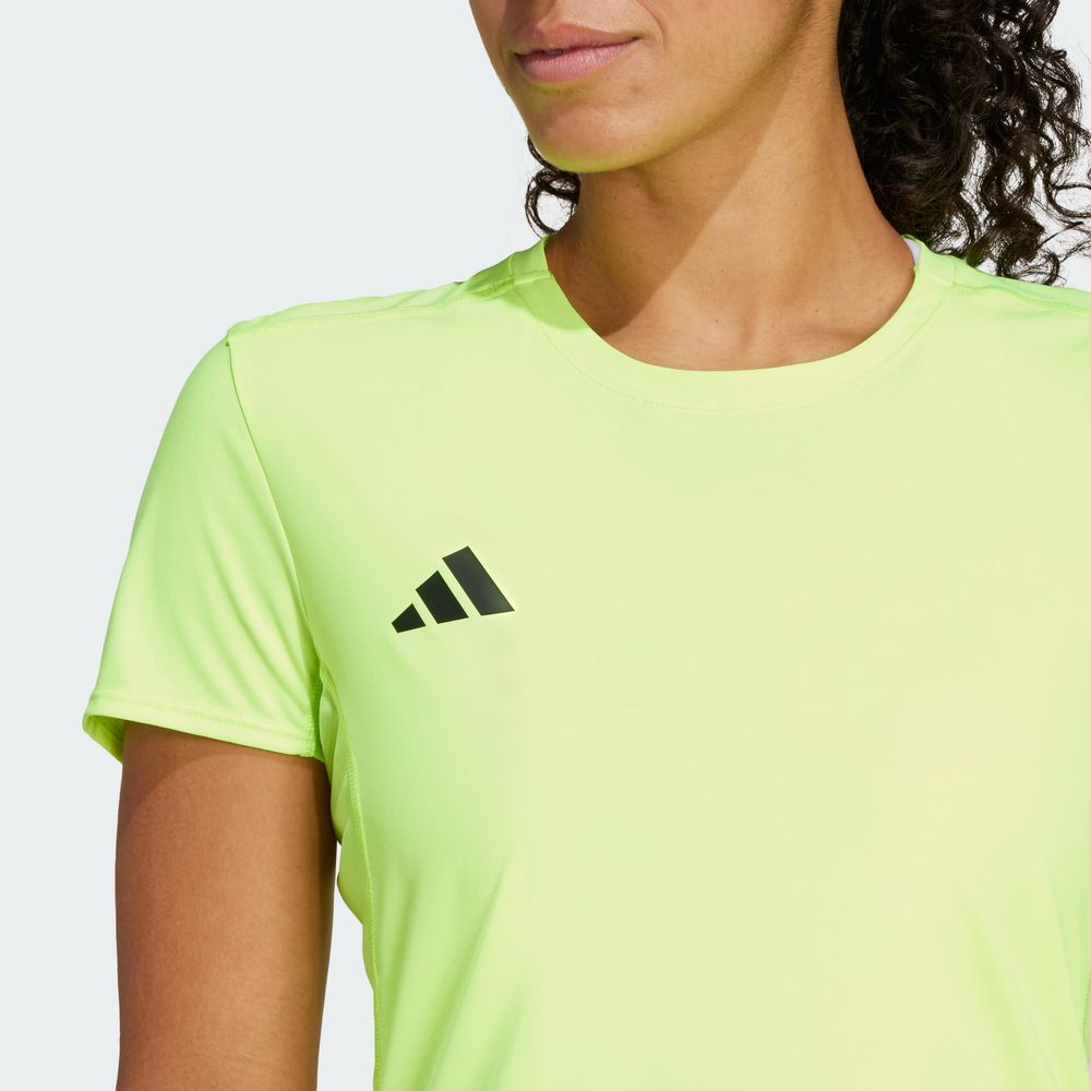 Foto 8 pulgar | Playera De Running Adizero Essentials Adidas Verde Mujer