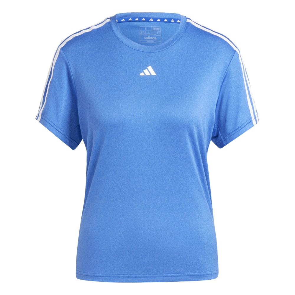 Foto 2 pulgar | Playera Aeroready Train Essentials 3 Franjas Adidas Azul Mujer