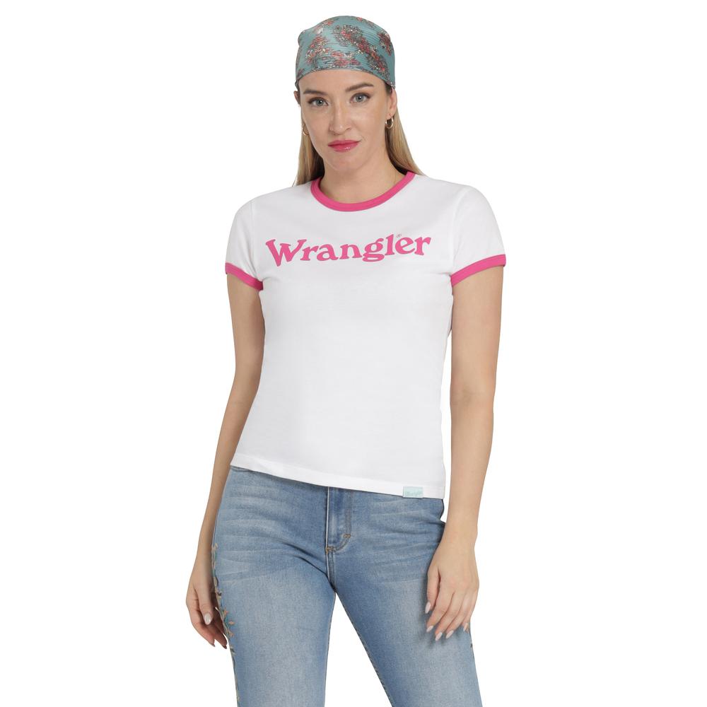 Foto 2 pulgar | Playera Mujer Wrangler Slim Fit 362 Blanco