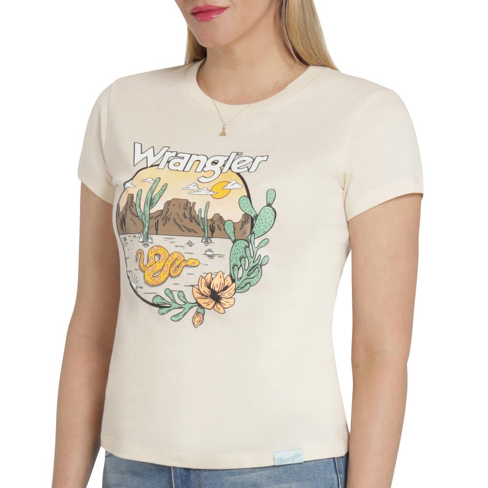 Foto 6 pulgar | Playera Mujer Wrangler Slim Fit 369 Beige