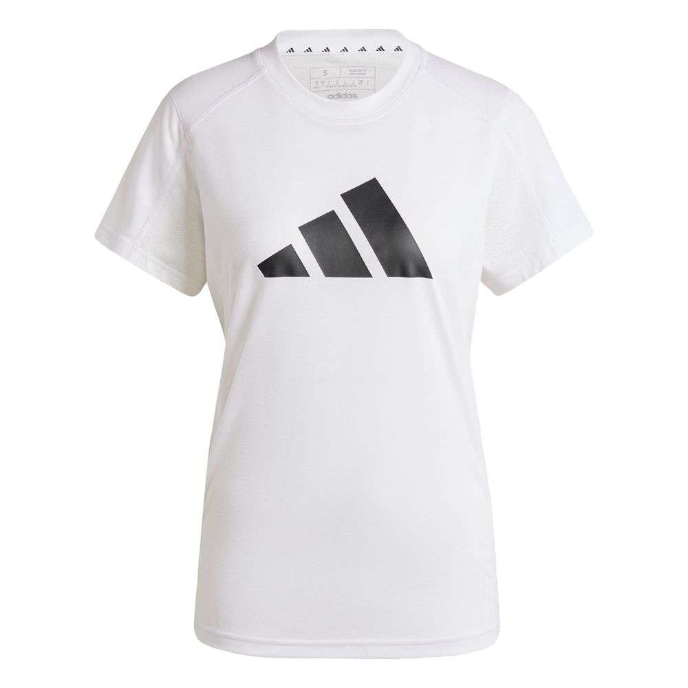 Foto 2 pulgar | Playera De Entrenamiento Train Essentials Big Performance Logo Adidas Blanco Mujer