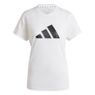 Foto 1 | Playera De Entrenamiento Train Essentials Big Performance Logo Adidas Blanco Mujer
