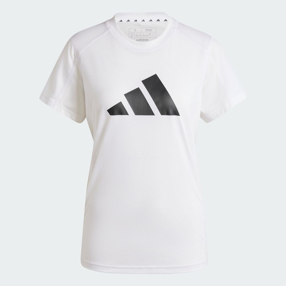 Foto 4 pulgar | Playera De Entrenamiento Train Essentials Big Performance Logo Adidas Blanco Mujer