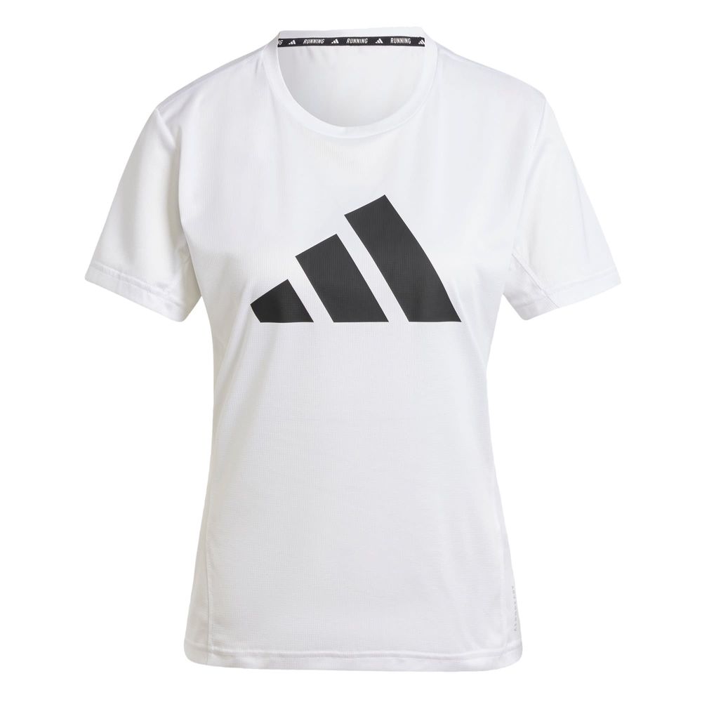 Foto 2 pulgar | Camiseta Run It Adidas Blanco Mujer