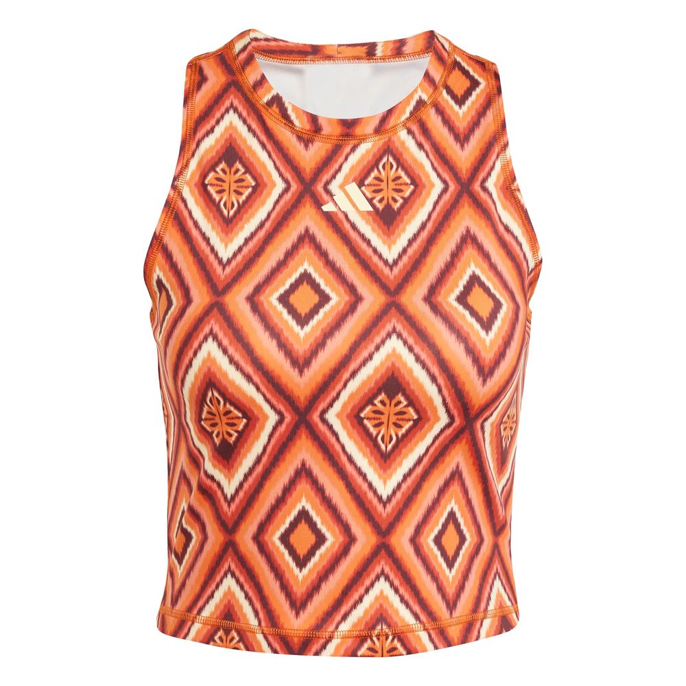 Foto 2 pulgar | Playera Sin Mangas De Training Adidas X Farm Rio Adidas Azul Mujer