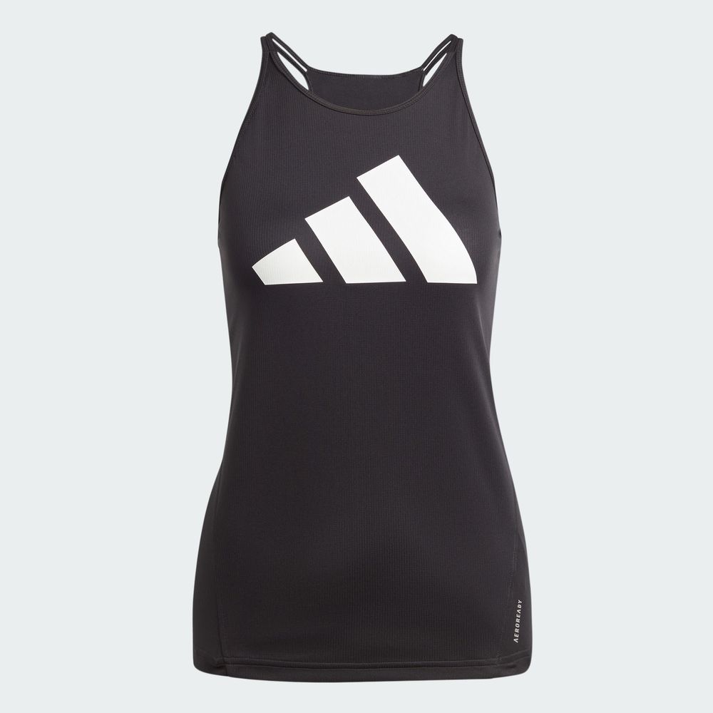 Foto 3 pulgar | Playera Sin Mangas Run It Adidas Negro Mujer