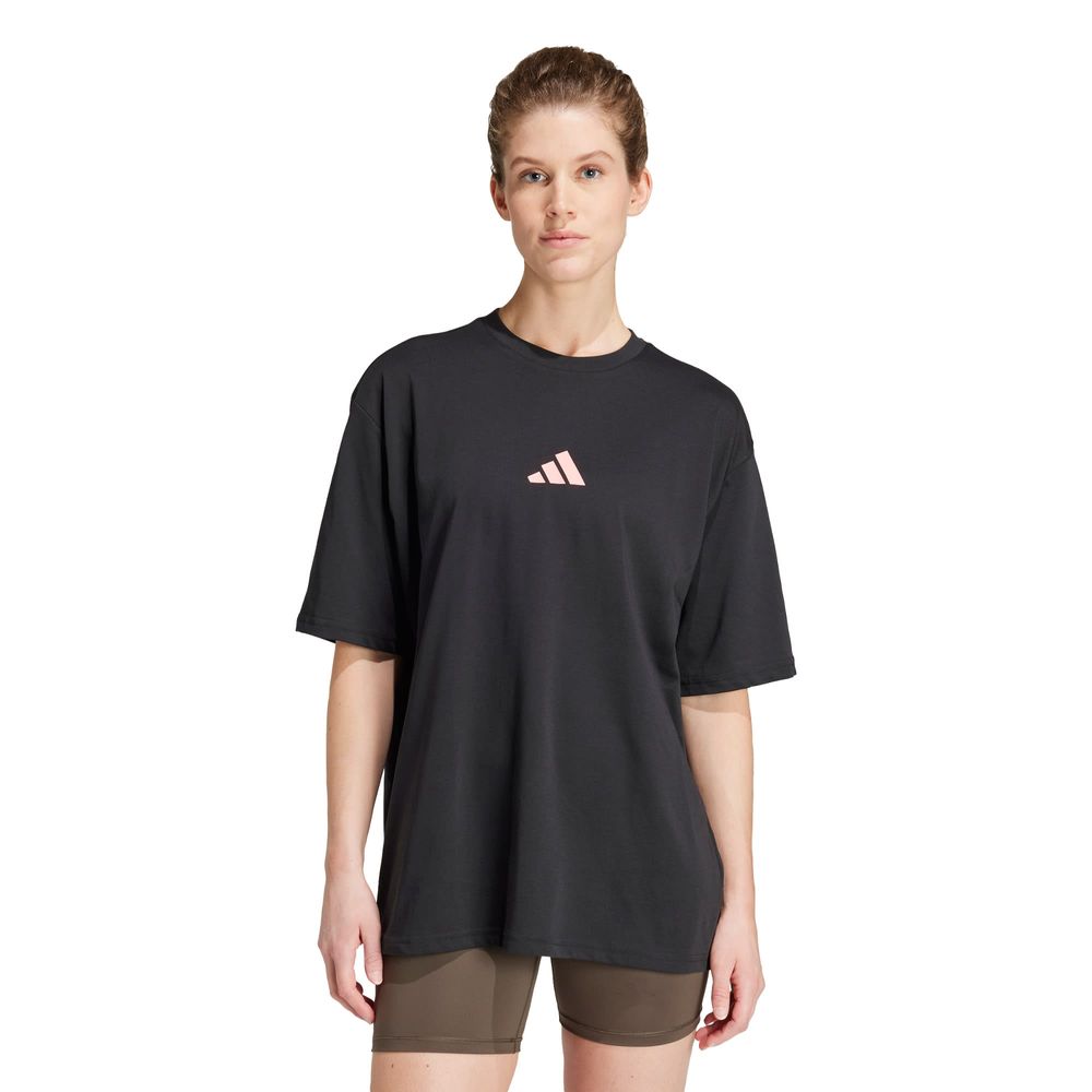 Foto 3 pulgar | Playera Strength Estampada Adidas Negro Mujer