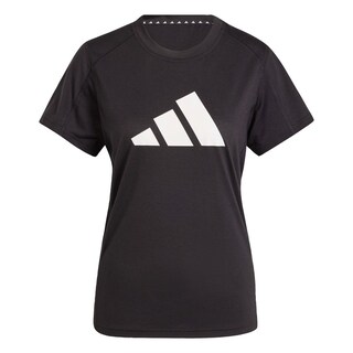 Foto 1 | Playera De Entrenamiento Train Essentials Big Performance Logo Adidas Negro Mujer